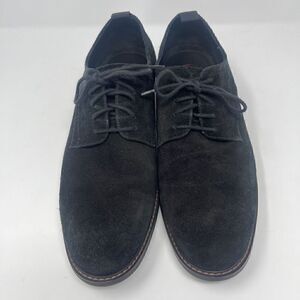 Blondo Men's Black Suede Kenny Plain Toe Derby Shoes Size 11M